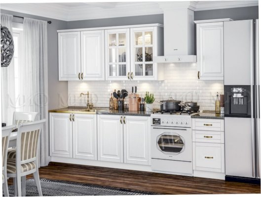 Кухонный гарнитур Престиж 2,0 м Компоновка 1 (Миф)